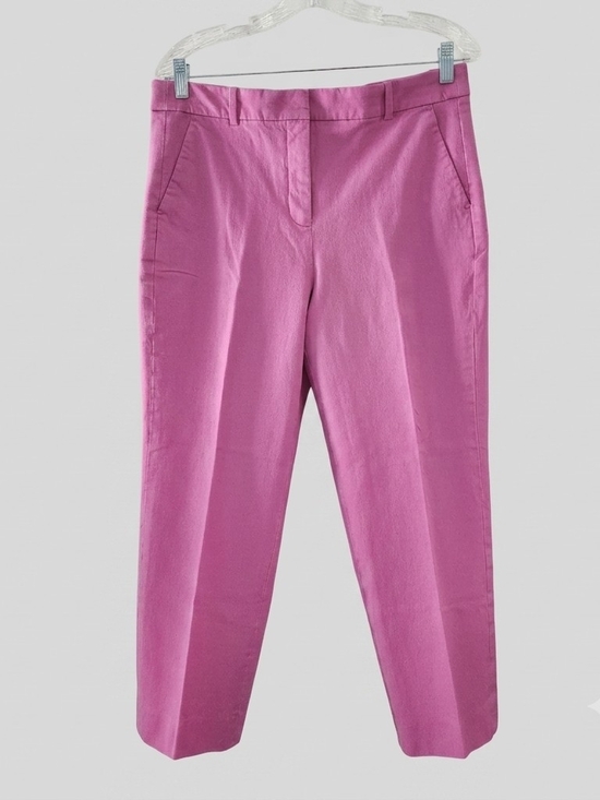 J. Crew Pants - J. Crew Pink Cropped Ankle Pants Size 12 Cotton Blend